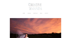 Desktop Screenshot of creativephotographybyamanda.com